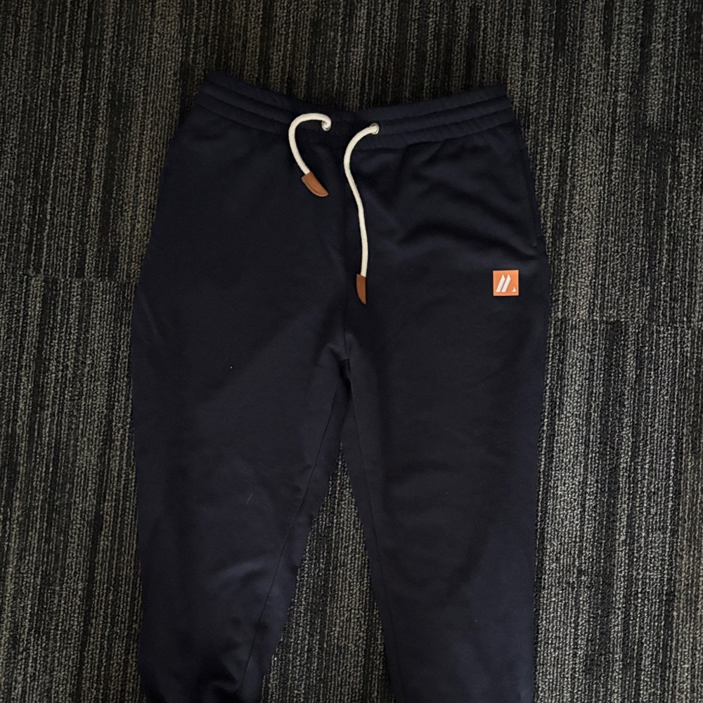 Navy Joggers with Drawstring